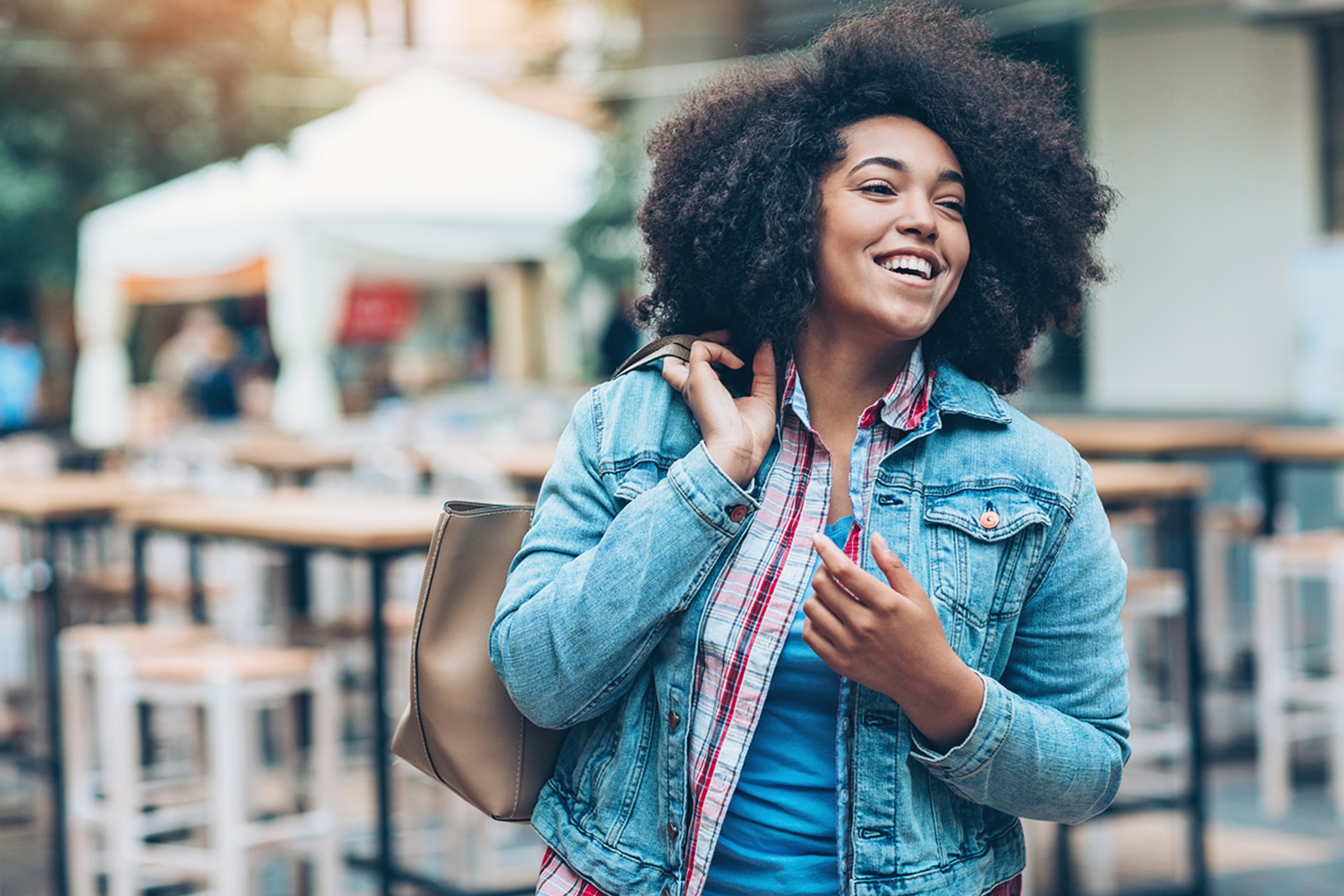 Image of a woman becomming more active